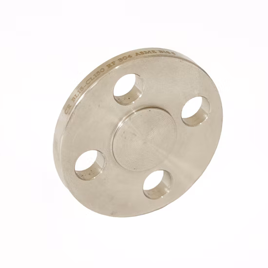 Flange de aço inoxidável de B16.9 JIS B2311 DIN2605 forjou a flange cega do espetáculo