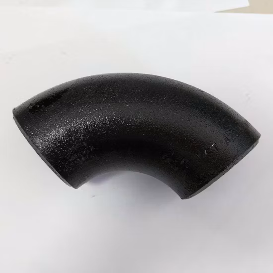 ANSI B16.9/ASTM A234 Wp11 Lr 45/60/90/180 Graus Dobra Preto Carbono Aço Inoxidável Encaixe de Tubo Solda de topo Raio longo Sem costura Ss Flange Tee Redutor Cotovelo